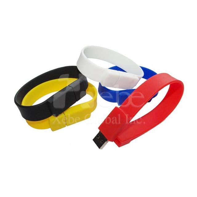 Wristband USB flash drives