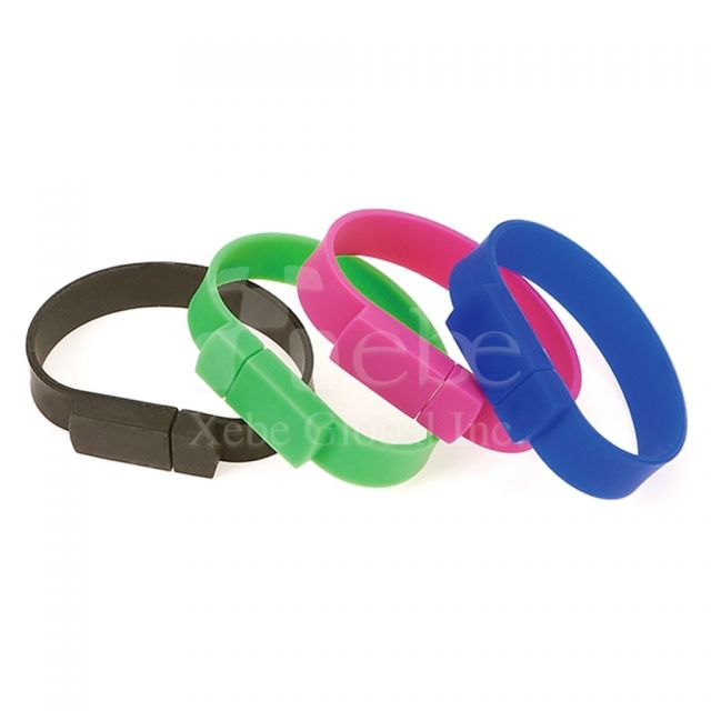 Wristband USB flash drives