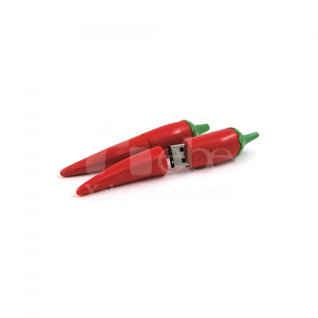 Chili shaped USB drive