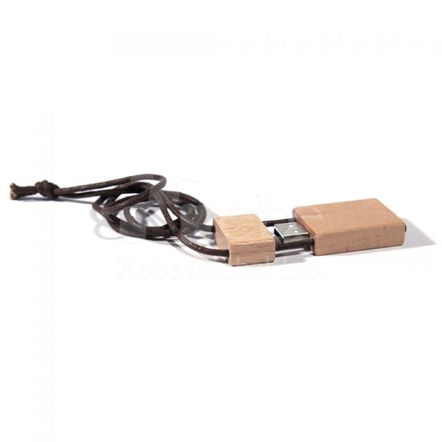 Wooden USB flash drive