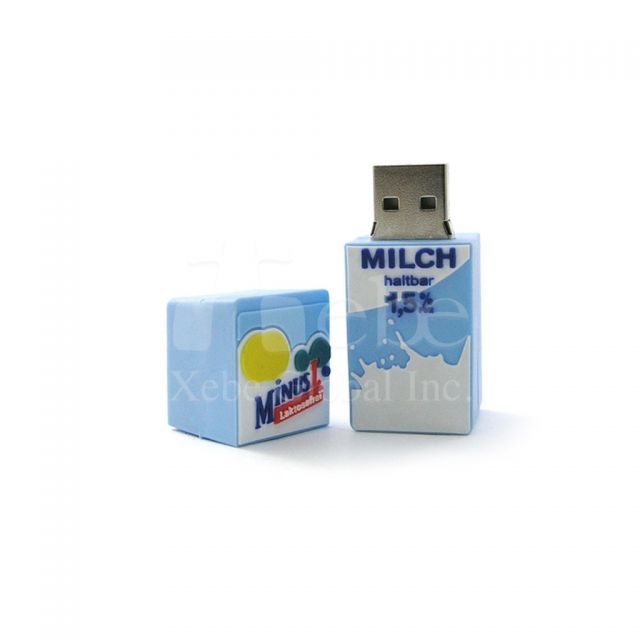 Milk Bottle shaped USB sticks