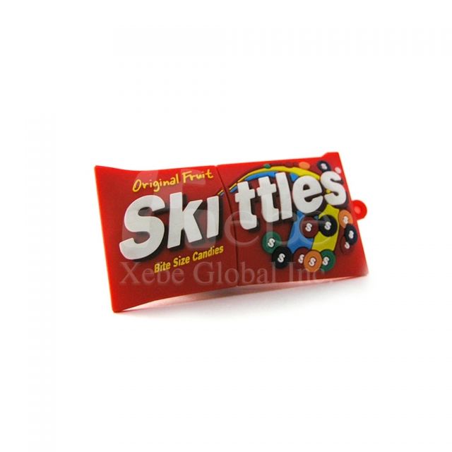 Skittles candy USB sticks