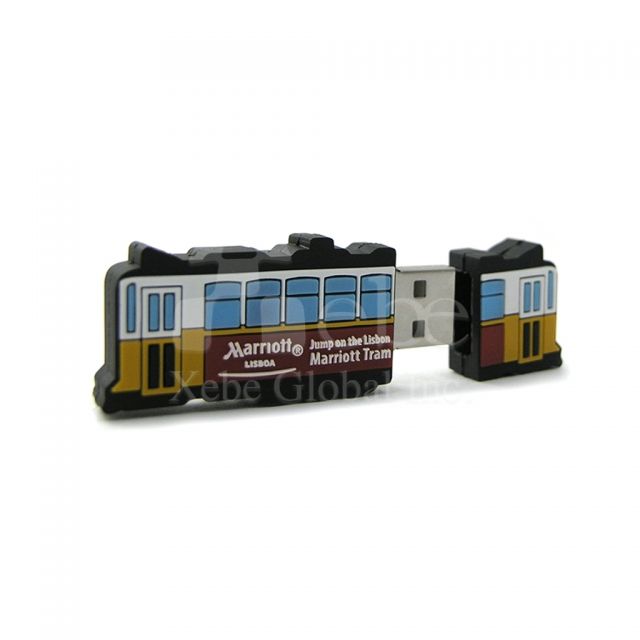 Custom USB bus flash drives