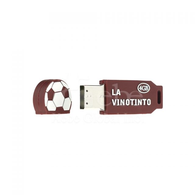 Personalized anniversary gifts soccer USB drive