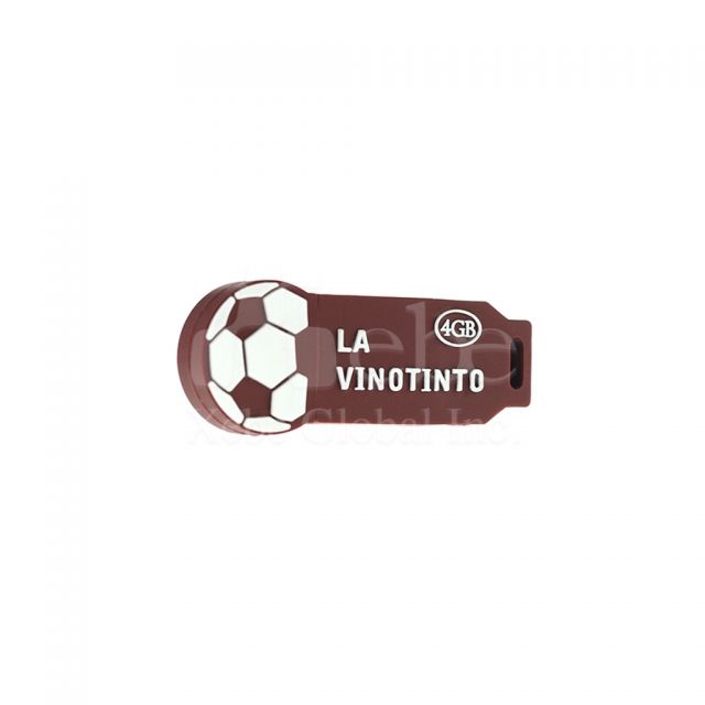 Personalized anniversary gifts soccer USB drive