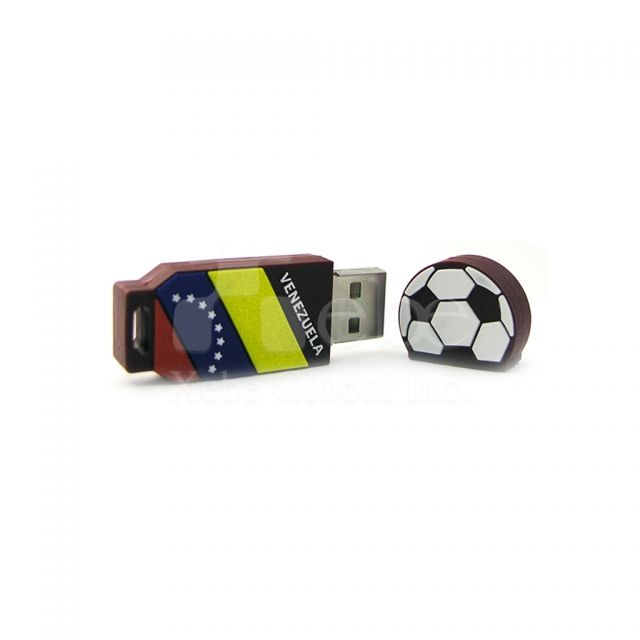 Personalized anniversary gifts soccer USB drive