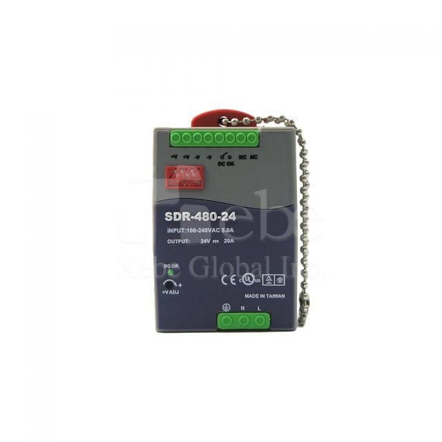 Custom USB power supply flash drive