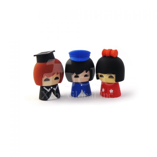 japanese doll USB flash drive