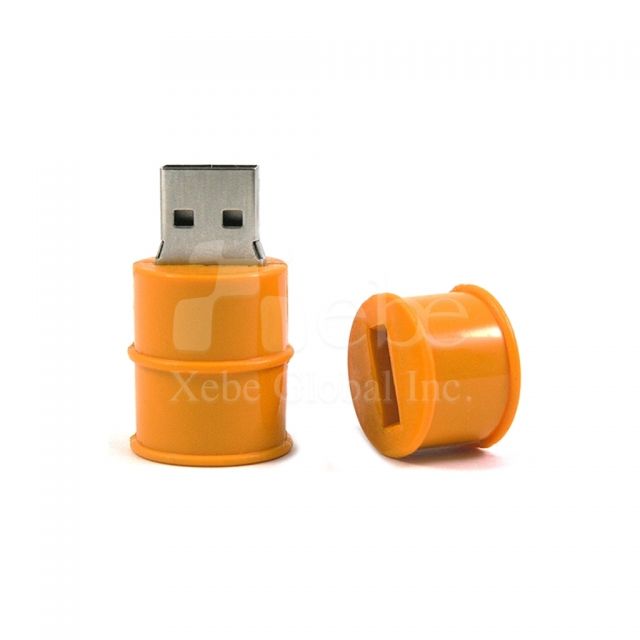Personalized gift cylinder USB drive