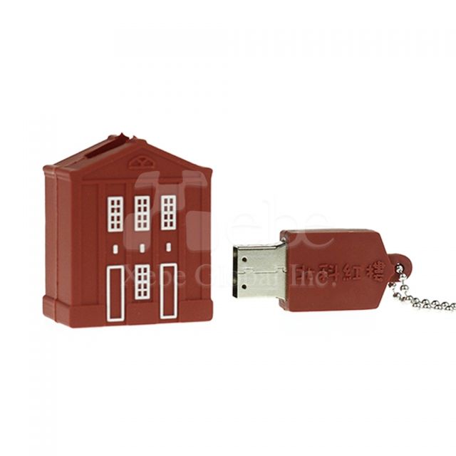 Red house usb drive unusual gifts