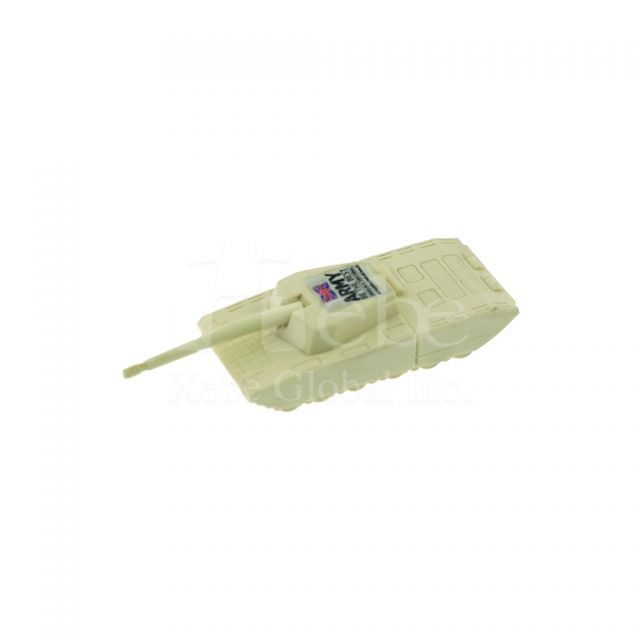 Tank USB thumb drive Soft plastic molding