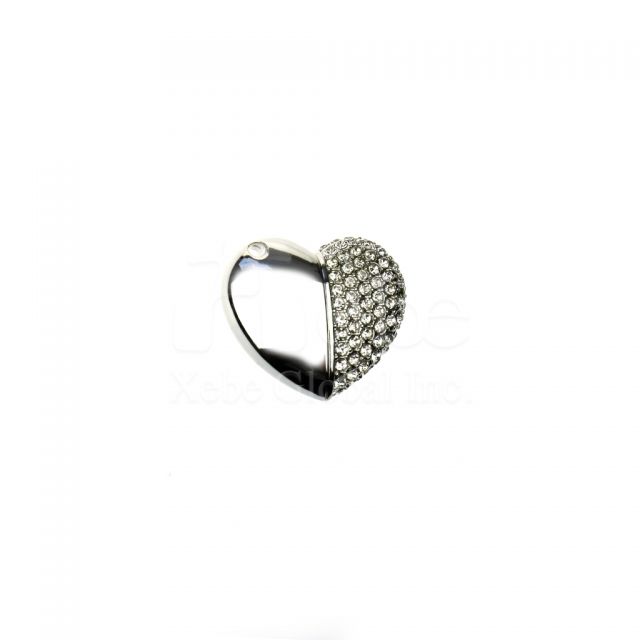 Cubic heart wedding USB drive Valentine's day gift ideas