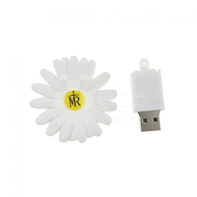 Customized flash drive Daisy Soft plastic molding