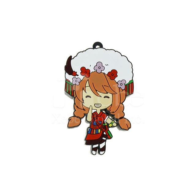 Cartoon lovely girl custom USB disk