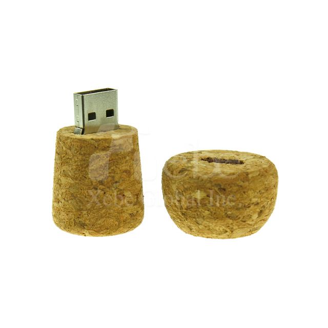 Cork mushroom flash drive