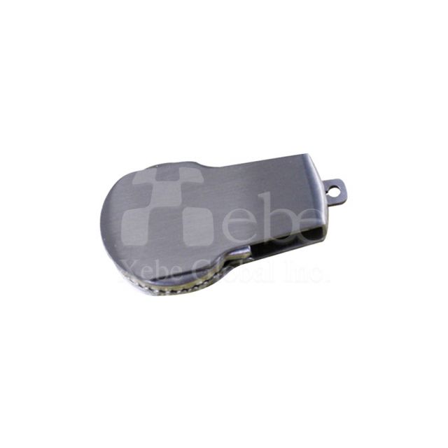Silver spinning flash drive