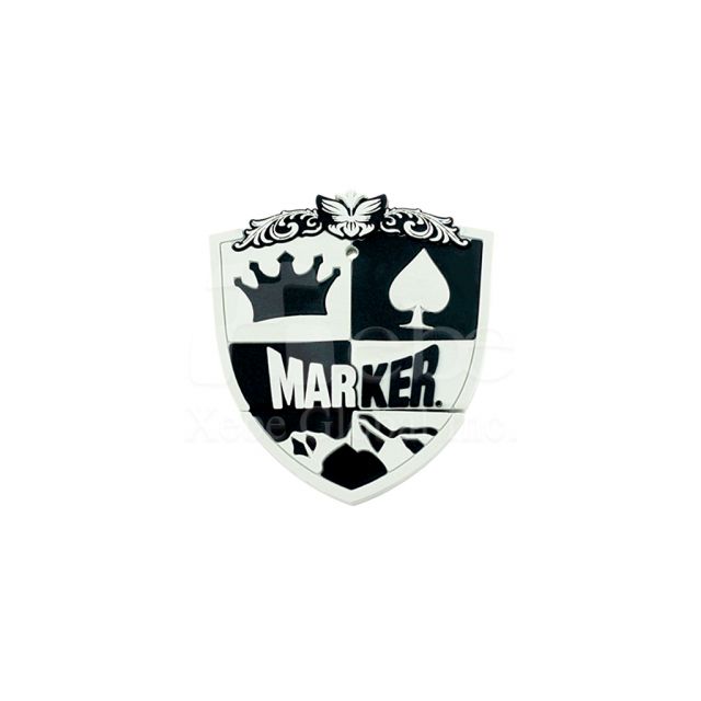 Poker shield shaped USB drive