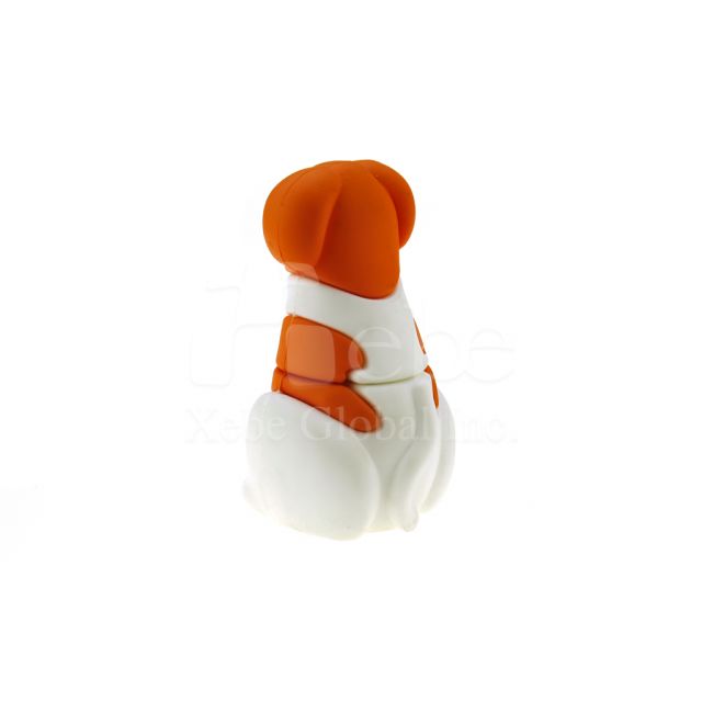 Big dog sitting shape Customized USB drive