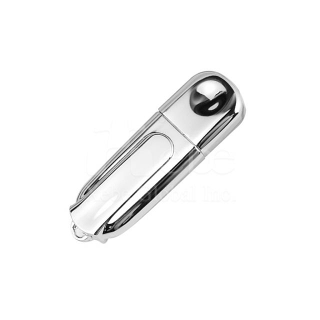 Oval style metal USB drive