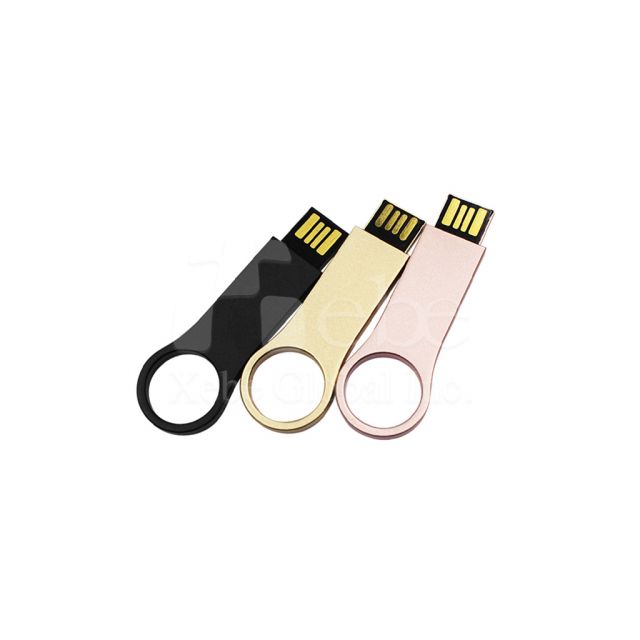 Golden Ring type metal USB drive