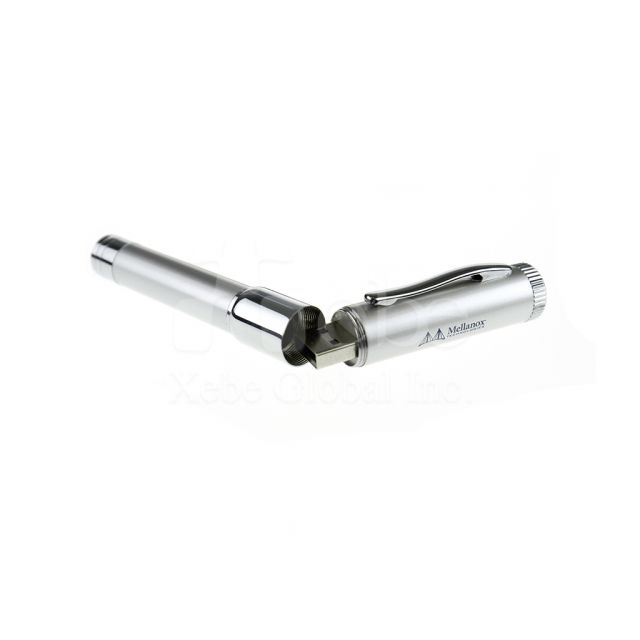 Metal ballpoint-shaped USB drive