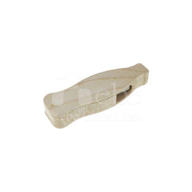 Bottle shape wooden USB