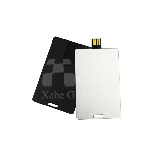 Start silver card shape metal USB