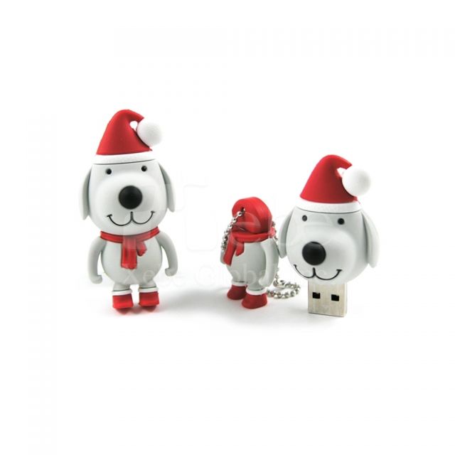 Christmas Dog Customized USB flash drives