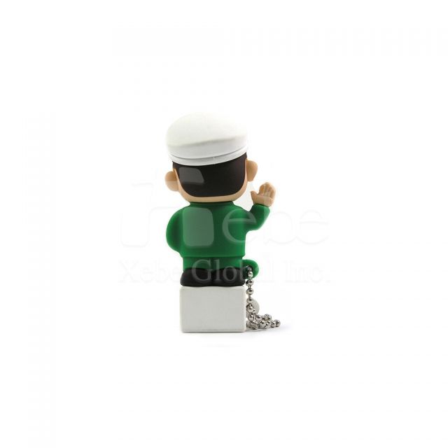 Custom USB mailman flash drive