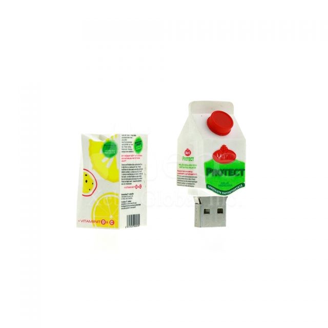 Fruit juice thumb drive cute gift ideas