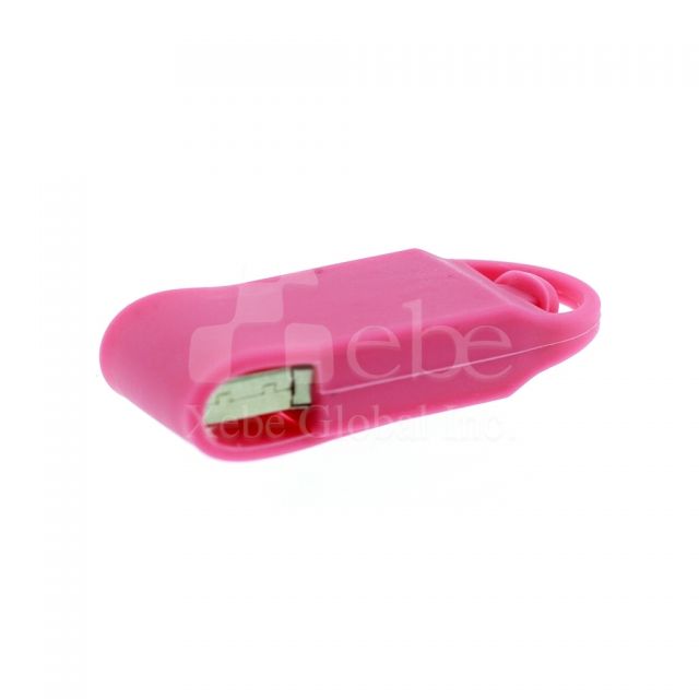 Pink USB drive Soft plastic molding 