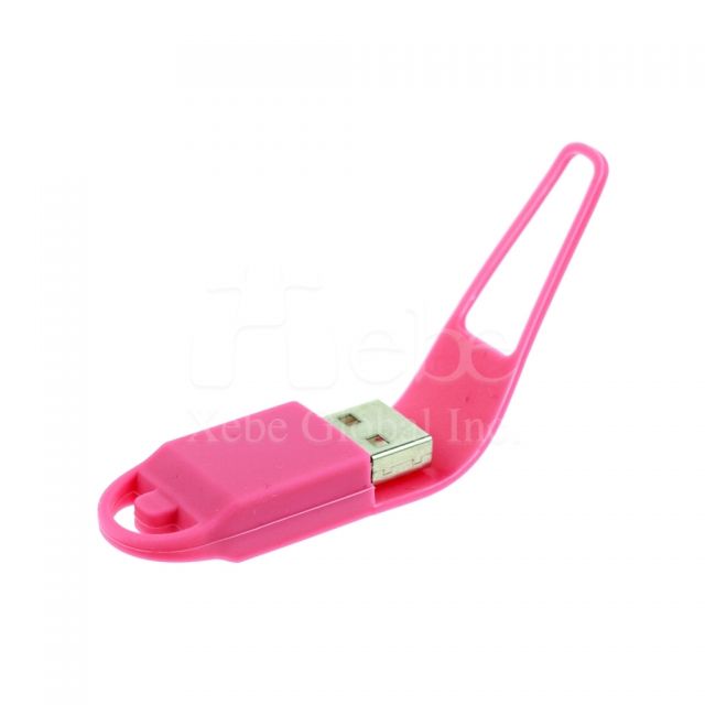 Pink USB drive Soft plastic molding 
