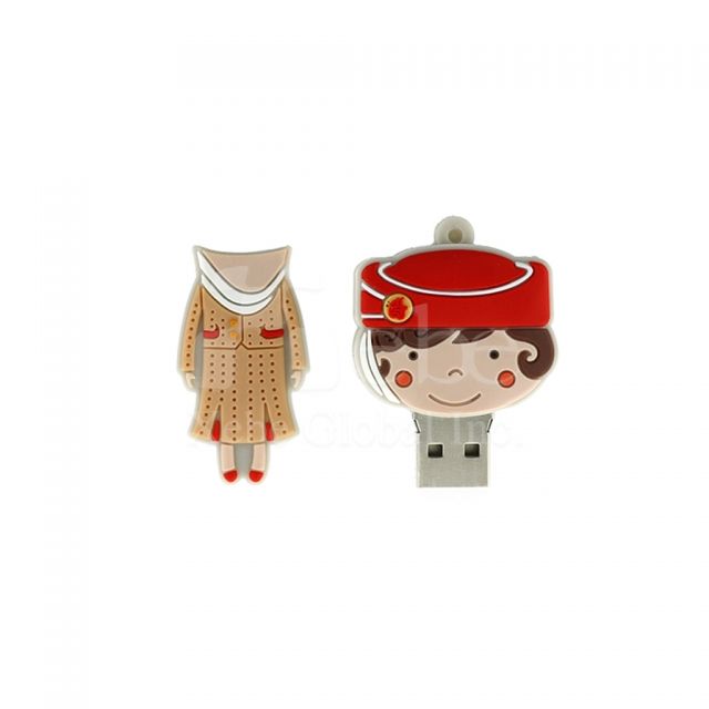 Flight attendants custom USB Business gifts idea