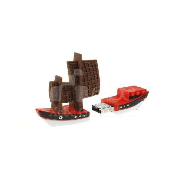 Sailboat 3D customized USB Creative gifts idea