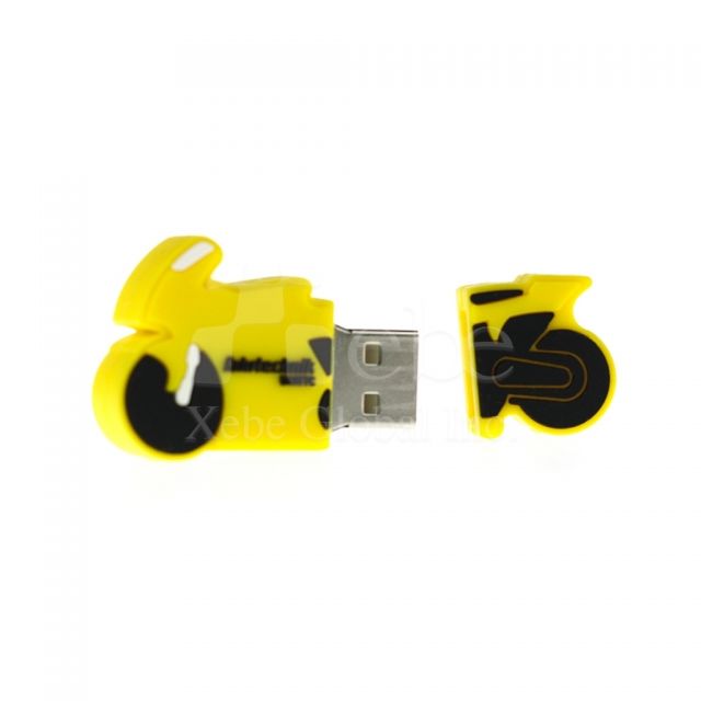 Motorcycle usb drive Soft plastic molding