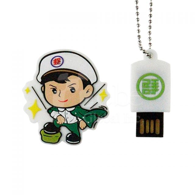 Post man modeling custom USB Enterprise gifts idea