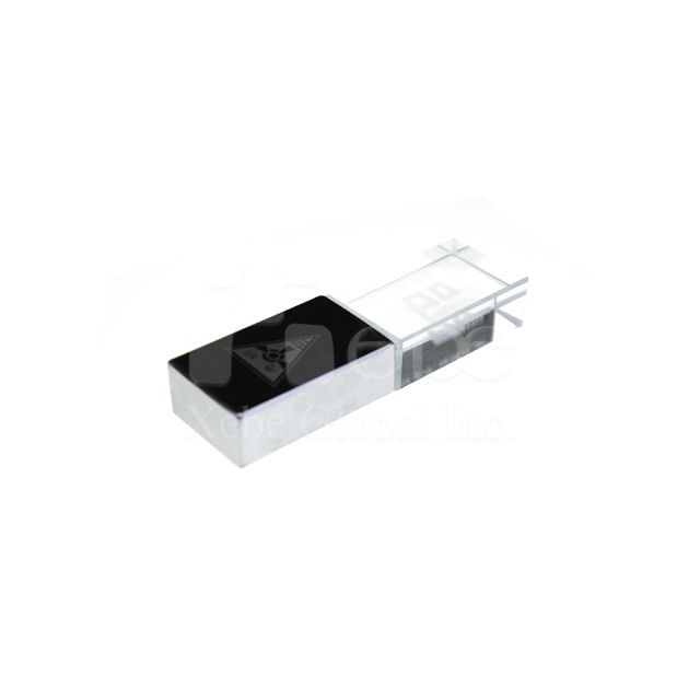 Crystal Logo Custom usb drive business advertising products