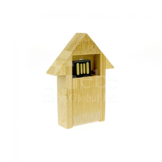 House wooden usb wedding gift ideas
