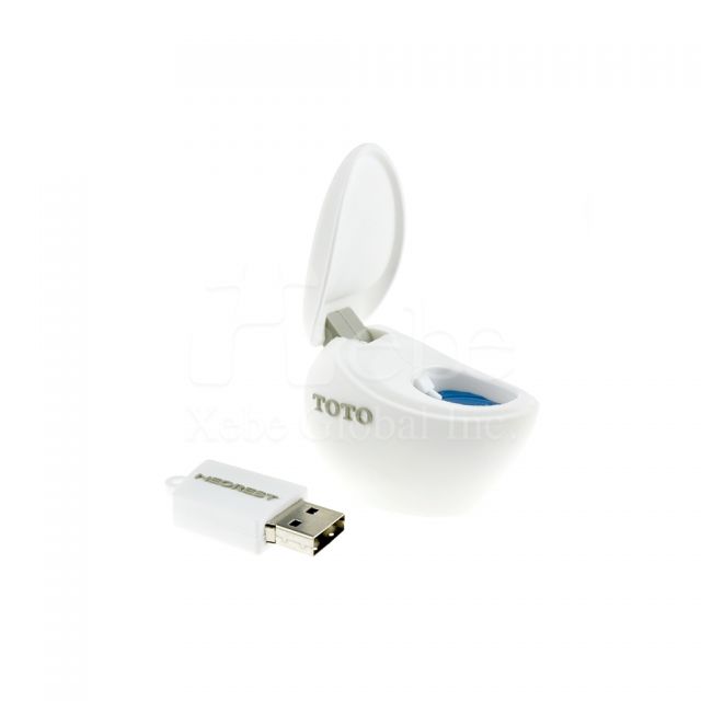 Washlet 3D customized USB Soft plastic molding
