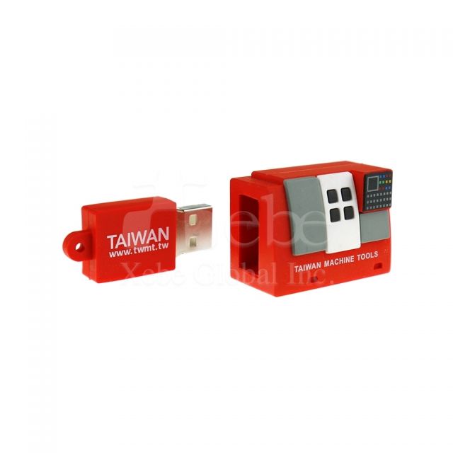 Industrial machine 3d usb drive Soft plastic molding
