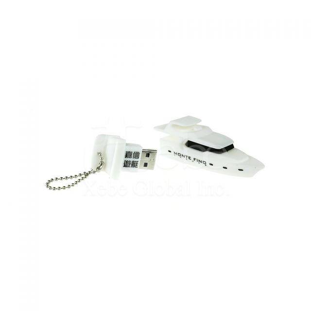 Yacht shape pvc USB