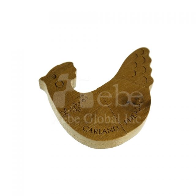 Cock wooden USB