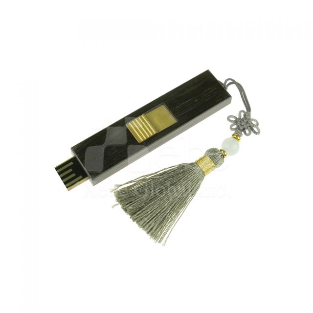 Rhine-stoned wooden USB 
