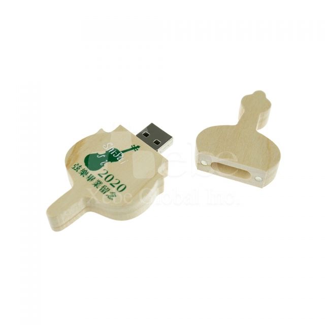 LOGO violin wooden USB