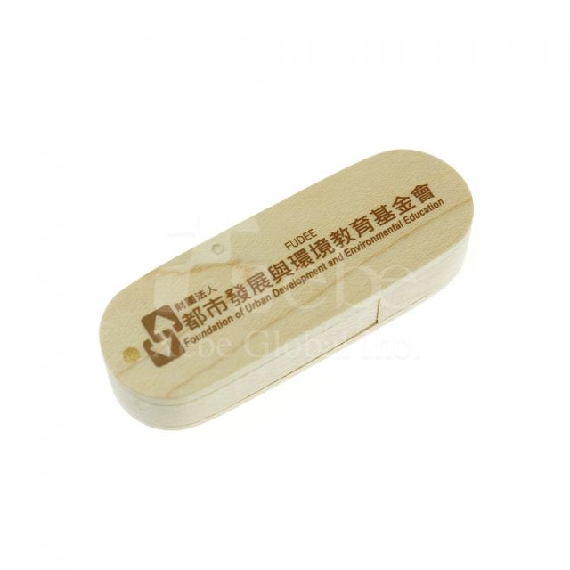 Wooden with LOGO USB drive