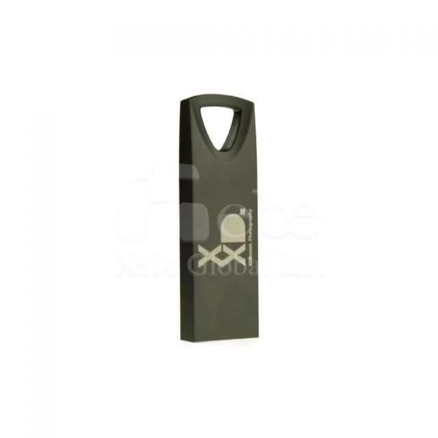 Black metal USB drive 