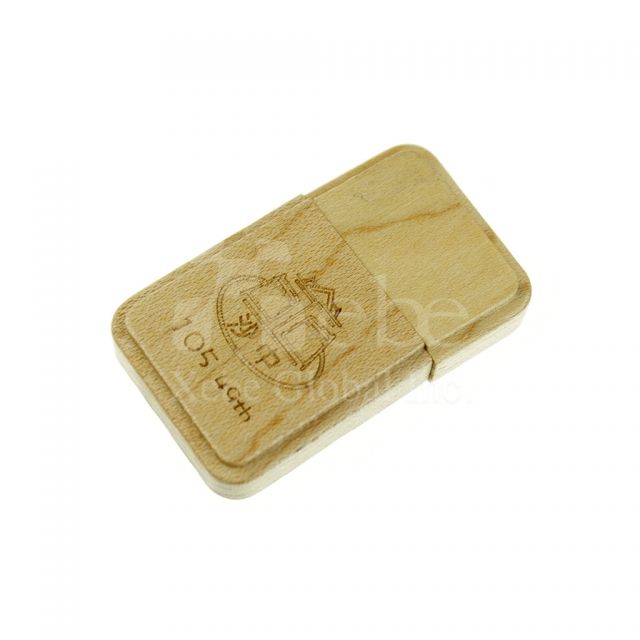 Custom light wooden USB