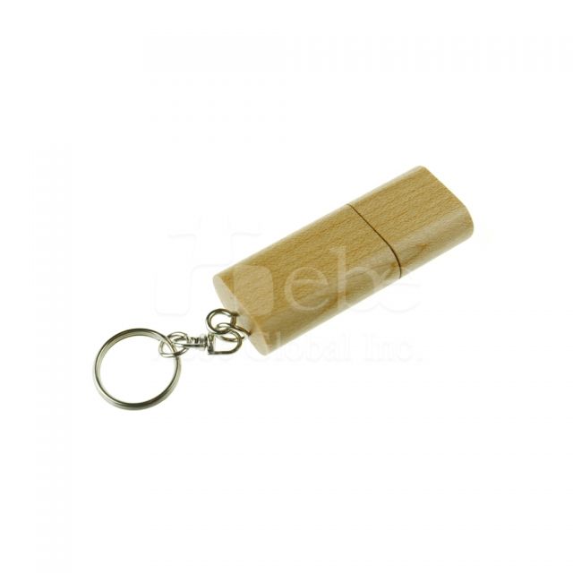 Key ring wooden USB 