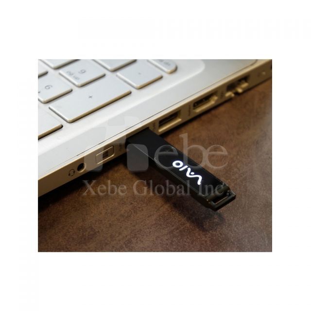 Glowing mini usb drive 
