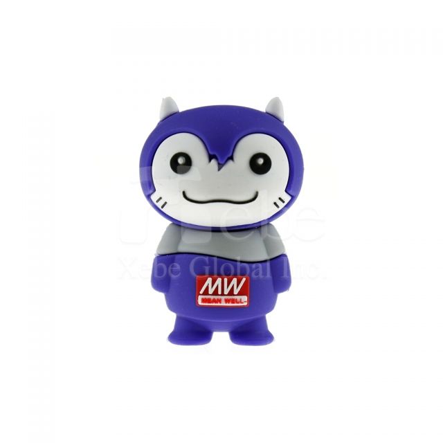 Custom company mascot usb 